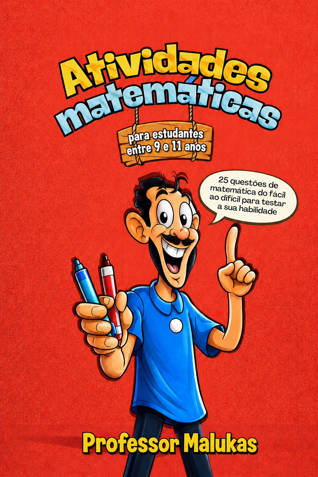 Capa do caderno Atividades Matemáticas para estudantes entre 9 e 11 anos
