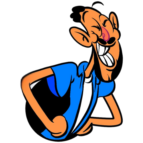 Professor Malukas sorrindo confiante